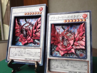 Illustration for article titled Yu-Gi-Oh! Fan Creates Stunning Shadowbox Cards
